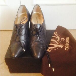 Authentic Roberto Cavalli ankle boots .